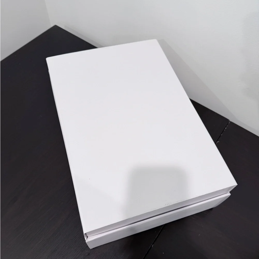 Balmain Classic White Gift Decor Box with Storage Bag and Two Envelopes